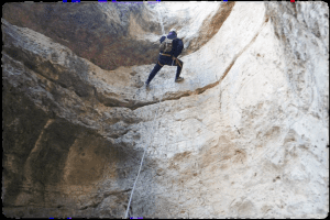 descenso de barranco seco