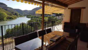 Terraza casa rural El Molinar