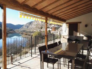 Terraza casa rural El Molinar