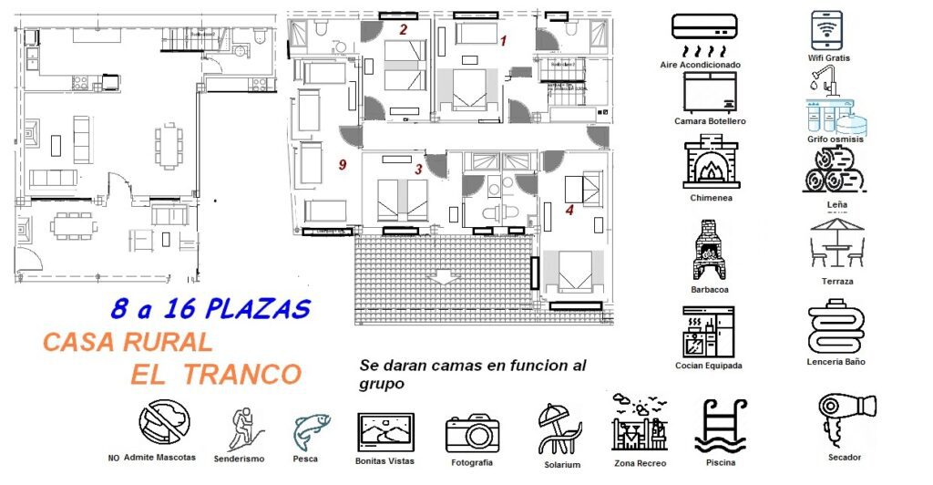 Casas Rurales en Alcalá del Jucar , casas rurales en Albacere